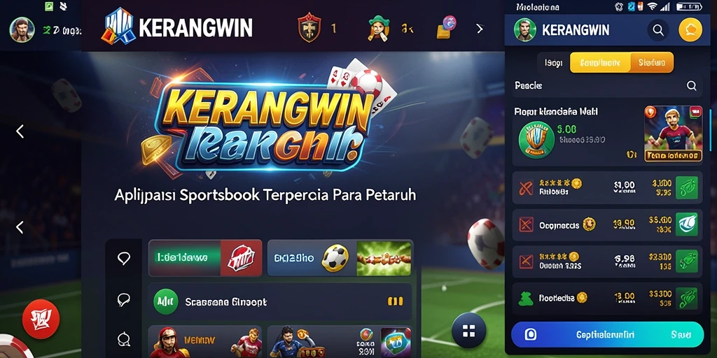 Tampilan antarmuka KERANGWIN dengan berbagai pilihan taruhan.