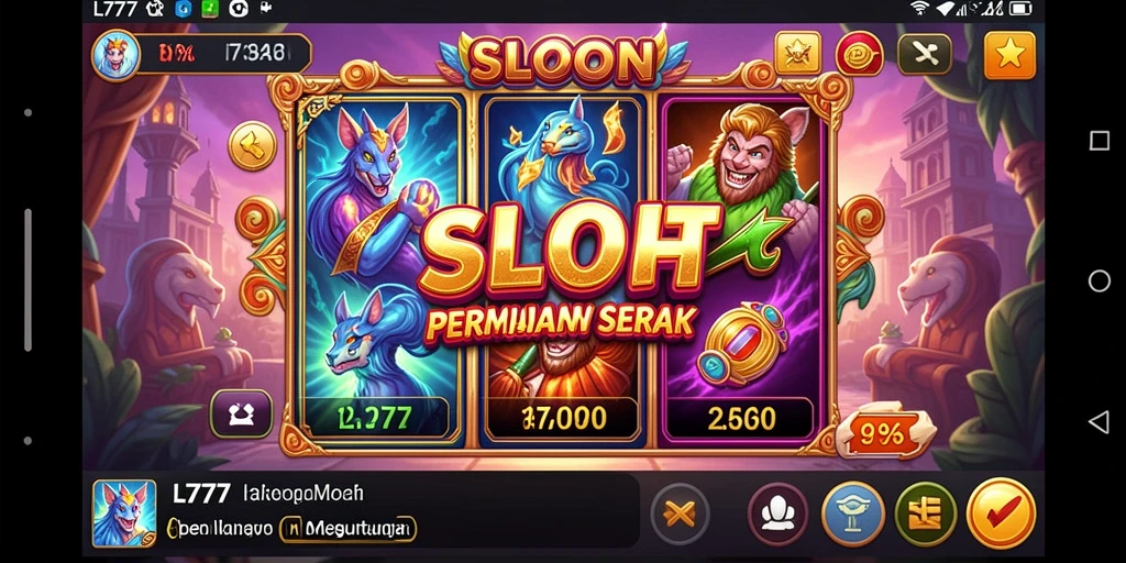 Gameplay L777 yang penuh warna dan menegangkan dalam slot.