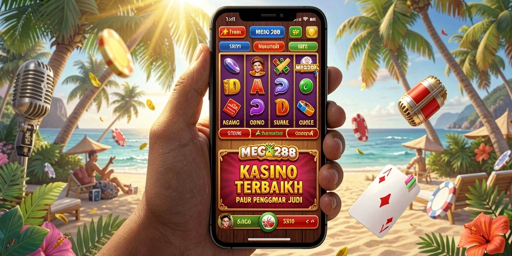 Tampilan permainan menarik dari MEGA288 dengan berbagai pilihan game Kasino.