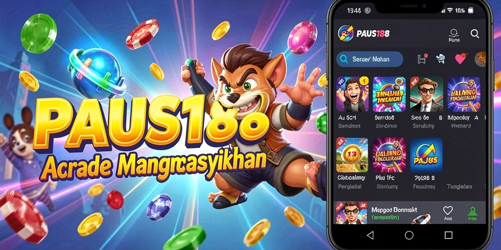 Screenshot utama PAUS188 menampilkan gameplay seru dan penuh aksi.