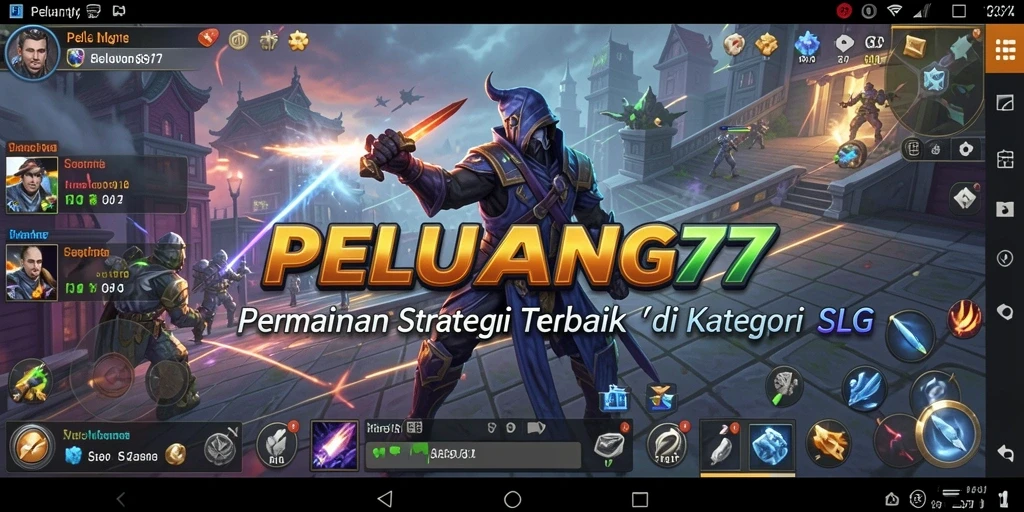 Tampilan gameplay strategis yang menantang di PELUANG77.