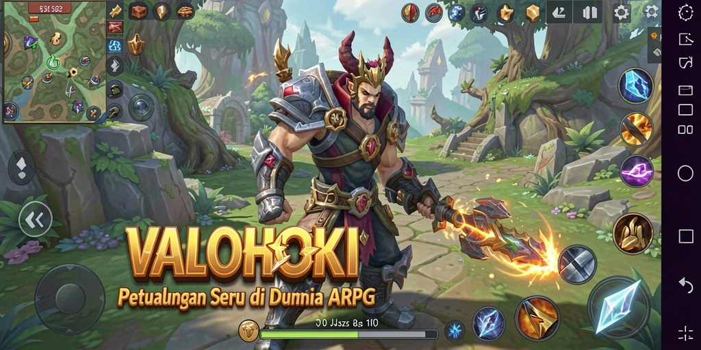 Tampilan gameplay ARPG yang menegangkan dan mengasyikkan