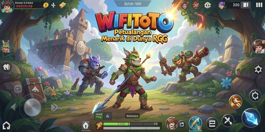 Gameplay seru WIFITOTO dengan petualangan RPG yang mendebarkan.