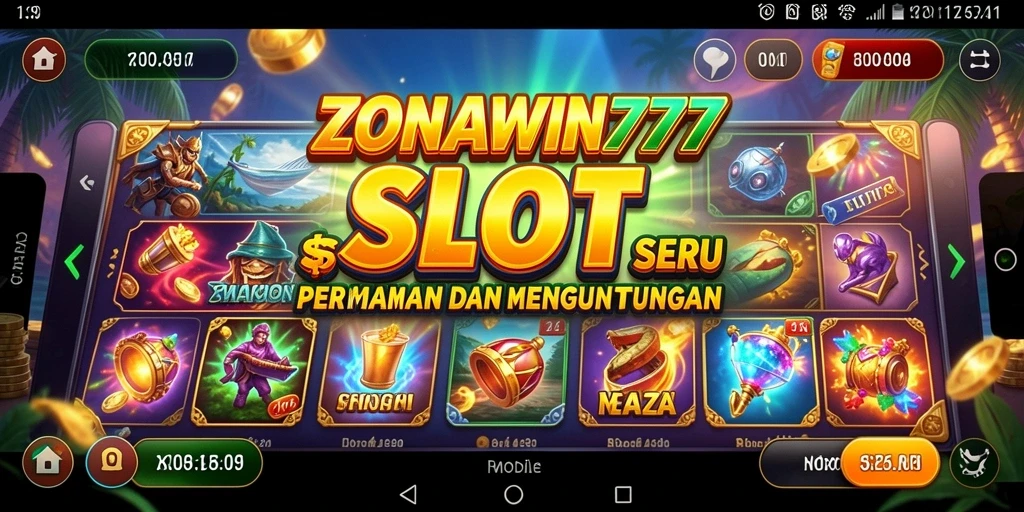 Tampilan menarik dari gameplay Slot ZONAWIN777.