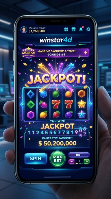 Screenshot aplikasi winstar4d dengan koleksi aplikasi terbaik.